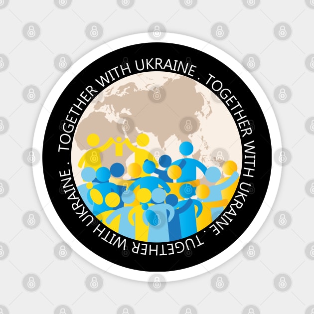 Together with Ukraine Magnet by grafart